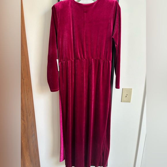Eloquii Burgundy Dress size 14 NWT perfect holiday party dress!! - Picture 4 of 6
